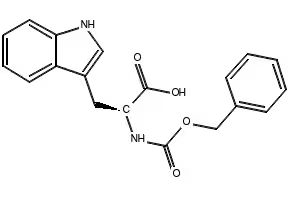 (S)-METHYL 2-((S)-2-(((BENZYLOXY)CARBONYL)AMINO)-3-METHYLBUTANAMIDO)-3-(1H-INDOL-3-YL)PROPANOATE structure, CAS 17430-65-8