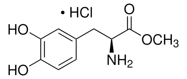 (S)-METHYL 2-AMINO-3-(3,4-DIHYDROXYPHENYL)PROPANOATE HYDROCHLORIDE structure, CAS 1421-65-4