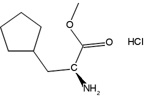 (S)-METHYL 2-AMINO-3-CYCLOPENTYLPROPANOATE structure, CAS 1169946-94-4