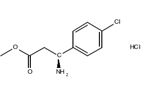 (S)-METHYL 3-AMINO-3-(4-CHLOROPHENYL)PROPANOATE HYDROCHLORIDE structure, CAS 1217775-76-2