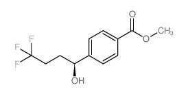 (S)-METHYL 4-(4,4,4-TRIFLUORO-1-HYDROXYBUTYL)BENZOATE structure, CAS 953422-97-4
