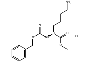 (S)-METHYL 6-AMINO-2-(((BENZYLOXY)CARBONYL)AMINO)HEXANOATE HYDROCHLORIDE structure, CAS 26348-68-5