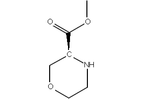 (S)-METHYL MORPHOLINE-3-CARBOXYLATE structure, CAS 741288-31-3