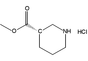 (S)-METHYL PIPERIDINE-3-CARBOXYLATE HYDROCHLORIDE structure, CAS 164323-84-6