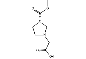 (S)-MORPHOLIN-3-YL-ACETIC ACID structure, CAS 1257856-13-5