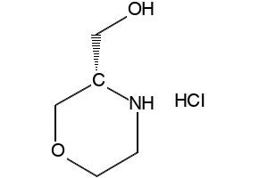 (S)-MORPHOLIN-3-YLMETHANOL HYDROCHLORIDE structure, CAS 218594-79-7