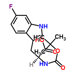 (S)-N-BOC-6-FLUOROTRYPTOPHAN structure, CAS 67308-25-2