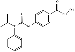 (S)-N-HYDROXY-4-(3-METHYL-2-PHENYLBUTANAMIDO)BENZAMIDE structure, CAS 935881-37-1