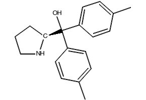 (S)-PYRROLIDIN-2-YLDI-P-TOLYLMETHANOL structure, CAS 131180-52-4