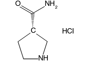 (S)-PYRROLIDINE-3-CARBOXAMIDE structure, CAS 573704-64-0