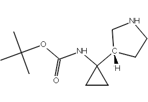 (S)-TERT-BUTYL (1-(2-NITROPHENYL)PYRROLIDIN-3-YL)CARBAMATE structure, CAS 348165-32-2