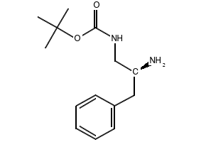 (S)-TERT-BUTYL (2-AMINO-3-PHENYLPROPYL)CARBAMATE structure, CAS 167298-44-4
