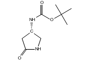 (S)-TERT-BUTYL (5-OXOPYRROLIDIN-3-YL)CARBAMATE structure, CAS 672883-23-7