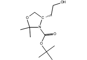 (S)-TERT-BUTYL 2,2-DIMETHYL-4-(2-OXOETHYL)OXAZOLIDINE-3-CARBOXYLATE structure, CAS 147959-19-1