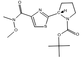 (S)-TERT-BUTYL 2-(METHOXY(METHYL)CARBAMOYL)PYRROLIDINE-1-CARBOXYLATE structure, CAS 115186-37-3