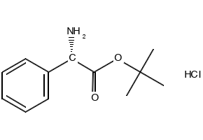 (S)-TERT-BUTYL 2-AMINO-2-PHENYLACETATE HYDROCHLORIDE structure, CAS 161879-12-5