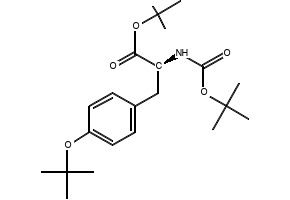 (S)-TERT-BUTYL 2-AMINO-3-(4-(TERT-BUTOXY)PHENYL)PROPANOATE HYDROCHLORIDE structure, CAS 17083-23-7