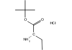 (S)-TERT-BUTYL 2-AMINOBUTANOATE HYDROCHLORIDE structure, CAS 53956-05-1