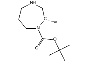 (S)-TERT-BUTYL 2-METHYL-1,4-DIAZEPANE-1-CARBOXYLATE structure, CAS 1035226-84-6