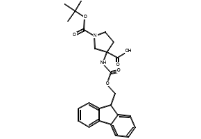 (S)-TERT-BUTYL 3-((((9H-FLUOREN-9-YL)METHOXY)CARBONYL)AMINO)PYRROLIDINE-1-CARBOXYLATE structure, CAS 307531-88-0
