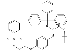 (S)-TERT-BUTYL 3-(4-(2-(TOSYLOXY)ETHOXY)PHENYL)-2-(TRITYLAMINO)PROPANOATE structure, CAS 478037-15-9