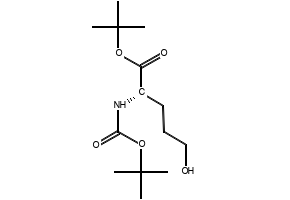 (S)-TERT-BUTYL 4-((TERT-BUTOXYCARBONYL)AMINO)-5-HYDROXYPENTANOATE structure, CAS 130333-58-3