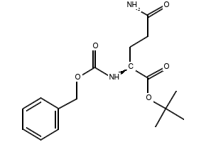 (S)-TERT-BUTYL 5-AMINO-2-(((BENZYLOXY)CARBONYL)AMINO)-5-OXOPENTANOATE structure, CAS 16881-42-8