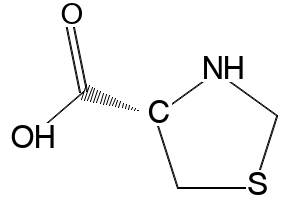(S)-THIAZOLIDINE-4-CARBOXYLIC ACID structure, CAS 45521-09-3
