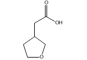 (TETRAHYDROFURAN-3-YL)ACETIC ACID structure, CAS 138498-97-2