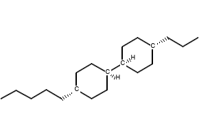 (TRANS,TRANS)-4-PENTYL-4'-PROPYL-1,1'-BI(CYCLOHEXANE) structure, CAS 92263-41-7