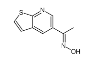 (Z)-1-(THIENO[2,3-B]PYRIDIN-5-YL)ETHANONE OXIME structure, CAS 21344-44-5