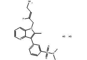 (Z)-3-(4-BROMOPHENYL)-N,N-DIMETHYL-3-(PYRIDIN-3-YL)PROP-2-EN-1-AMINE DIHYDROCHLORIDE structure, CAS 60525-15-7