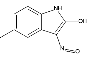 (Z)-3-(HYDROXYIMINO)-5-METHYLINDOLIN-2-ONE structure, CAS 13208-98-5
