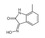 (Z)-3-(HYDROXYIMINO)-7-METHYLINDOLIN-2-ONE structure, CAS 13208-96-3