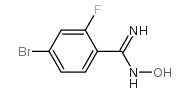 (Z)-4-BROMO-2-FLUORO-N'-HYDROXYBENZIMIDAMIDE structure, CAS 635702-31-7