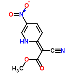 (Z)-METHYL 2-CYANO-2-(5-NITROPYRIDIN-2(1H)-YLIDENE)ACETATE structure, CAS 1221794-83-7