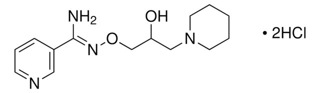 (Z)-N'-(2-HYDROXY-3-(PIPERIDIN-1-YL)PROPOXY)NICOTINIMIDAMIDE DIHYDROCHLORIDE structure, CAS 66611-37-8