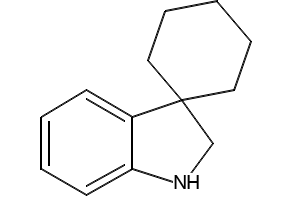 1',2'-DIHYDROSPIRO[CYCLOHEXANE-1,3'-INDOLE] structure, CAS 4740-63-0