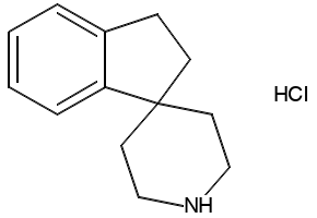 1'-BENZYL-2,3-DIHYDROSPIRO[INDENE-1,4'-PIPERIDINE] HYDROCHLORIDE structure, CAS 102981-00-0