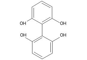 1,1'-BIPHENYL]-2,2',6,6'-TETRAOL structure, CAS 4371-35-1
