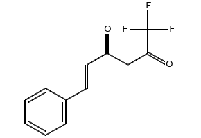 1,1,1-TRIFLUORO-6-PHENYLHEX-5-ENE-2,4-DIONE structure, CAS 18931-64-1