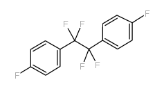 1,1,2,2-TETRAFLUORO-1,2-BIS(4-FLUOROPHENYL)ETHANE structure, CAS 4100-99-6