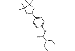1,1-DIETHYL-3-(4-(4,4,5,5-TETRAMETHYL-1,3,2-DIOXABOROLAN-2-YL)PHENYL)UREA structure, CAS 874290-94-5
