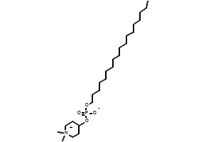 1,1-DIMETHYLPIPERIDIN-1-IUM-4-YL OCTADECYL PHOSPHATE structure, CAS 157716-52-4