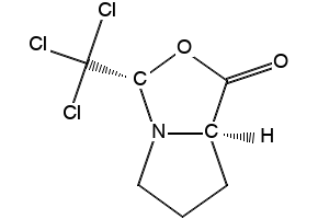 1,1-DIPHENYLTETRAHYDROPYRROLO[1,2-C]OXAZOL-3(1H)-ONE structure, CAS 160424-29-3