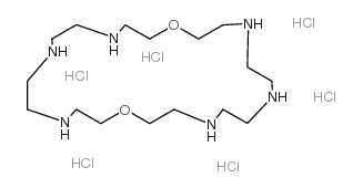 1,13-DIOXA-4,7,10,16,19,22-HEXAAZACYCLOTETRACOSANE HYDROCHLORIDE structure, CAS 126875-53-4