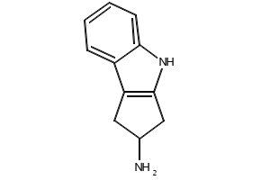 1,2,3,4-TETRAHYDROCYCLOPENTA[B]INDOL-2-AMINE structure, CAS 1263284-26-9