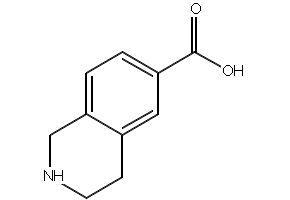 1,2,3,4-TETRAHYDROISOQUINOLINE-6-CARBOXYLIC ACID structure, CAS 933752-32-0