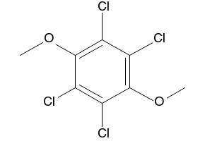 1,2,4,5-TETRACHLORO-3,6-DIMETHOXYBENZENE structure, CAS 944-78-5