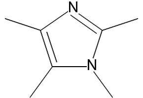 1,2,4,5-TETRAMETHYL-1H-IMIDAZOLE structure, CAS 1739-83-9